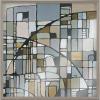 image:imageKate and Laurel Blake Deco Nadeau 1 Framed Printed Acrylic Wall Art by Leah Nadeau 24x24 Gray Decorative Abstract Art Print for Wall