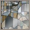 image:imageKate and Laurel Blake Deco Nadeau 2 Framed Printed Acrylic Wall Art by Leah Nadeau 24x24 Gray Decorative Abstract Art Print for Wall