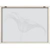 image:imageKate and Laurel Blake Lily X Ray Floral BW Framed Printed Glass Wall Art by The Creative Bunch Studio 18x24 Natural Decorative Modern Flower Art Print for Wall