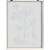 image:imageKate and Laurel Blake Mid Century Modern Lotus Framed Printed Glass Wall Art by Rachel Lee of My Dream Wall 18x24 Natural Colorful Nature Art for Wall
