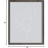 image:imageKate and Laurel Blake Modern Blue Botanical Line Sketch Print 2 Framed Printed Glass Wall Art by The Creative Bunch Studio 16 x 20 Natural Decorative Nature Art for WallGray