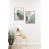 image:imageKate and Laurel Blake Modern Green Leaf Botanical Framed Printed Glass Wall Art by The Creative Bunch Studio 18x24 Natural Decorative Nature Themed Art for Wall