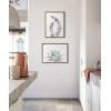 image:imageKate and Laurel Blake Parrys Agave Framed Printed Glass Wall Art by Emily Marie Watercolors 18x24 Gold Modern Botanical Succulent Wall DcorGold
