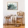 image:imageKate and Laurel Blake Radical Succulent Framed Printed Glass Wall Art by Emiko and Mark Franzen of F2Images 18x24 Natural Modern Botanical Succulent Wall Dcor