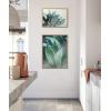 image:imageKate and Laurel Blake Radical Succulent Framed Printed Glass Wall Art by Emiko and Mark Franzen of F2Images 18x24 Natural Modern Botanical Succulent Wall Dcor
