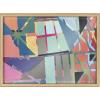 image:imageKate and Laurel Blake Scaffolding Framed Printed Glass Wall Art by Caleb Griswold 18x24 Natural Colorful Abstract Dcor for Wall