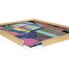 image:imageKate and Laurel Blake Scaffolding Framed Printed Glass Wall Art by Caleb Griswold 18x24 Natural Colorful Abstract Dcor for Wall