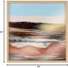 image:imageKate and Laurel Blake Sonoran Desert Framed Printed Acrylic Wall Art by Xizhou Xie 24x24 Natural Modern Abstract Bright Landscape Art for Wall