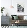 image:imageKate and Laurel Blake Succulent 5 Framed Printed Glass Wall Art by Emiko and Mark Franzen of F2Images 18x24 Gray Decorative Plant Art for Wall