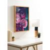 image:imageKate and Laurel Blake Yours Truly Framed Printed Glass Wall Art by Kristy Campbell 18x24 Natural Bold Dramatic Flower Art for Wall Home DecorNatural