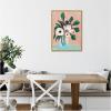 image:imageKate and Laurel Blush in Bloom Framed Canvas Wall Art by Nikita Jariwala 18 x 24 Sylvie Beaded Rustic Natural Modern Contemporary Flowers Still Life Art for Wall Decor Living Room BedroomBeaded Natural