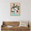 image:imageKate and Laurel Blush in Bloom Framed Canvas Wall Art by Nikita Jariwala 18 x 24 Sylvie Beaded Rustic Natural Modern Contemporary Flowers Still Life Art for Wall Decor Living Room BedroomBeaded Natural