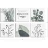 image:imageKate and Laurel Botanical Greenery Floating Acrylic Art Set 6 Pieces 10x10 Damage Free Hanging Wall SystemAssorted