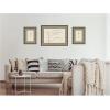 image:imageKate and Laurel Botanical Sketch Olive 3 Piece Framed Wall Art Print Set by Stephanie Klatt Carlisle Brown Narrow Modern Contemporary Flower Art for Wall Decor