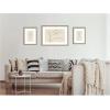 image:imageKate and Laurel Botanical Sketch Warm 3 Piece Framed Wall Art Print Set by Stephanie Klatt Belmont Distress Silver Modern Contemporary Flower Art for Wall Decor