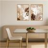 image:imageKate and Laurel Botanical Splash I amp II 2 Piece Framed Canvas Wall Art Set by Amy Lighthall Sylvie Natural Modern Contemporary Abstract Art for Wall Decor