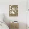 image:imageKate and Laurel Boundby Beauty 2 Framed Canvas Wall Art by Shatha Al Dafai 18 x 24 Sylvie Natural Modern Abstract Nature Art for Wall Decor Living Room Bedroom
