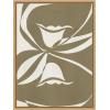 image:imageKate and Laurel Boundby Beauty 2 Framed Canvas Wall Art by Shatha Al Dafai 18 x 24 Sylvie Natural Modern Abstract Nature Art for Wall Decor Living Room Bedroom