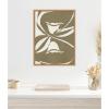 image:imageKate and Laurel Boundby Beauty 2 Framed Canvas Wall Art by Shatha Al Dafai 18 x 24 Sylvie Natural Modern Abstract Nature Art for Wall Decor Living Room Bedroom