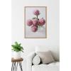 image:imageKate and Laurel Bouquet of Pastel Pink Dahlias Framed Canvas Wall Art by Kristybee 23 x 33 Sylvie Natural Modern Contemporary Flowers Still Life Nature Art for Wall Decor Living Room Bedroom