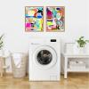 image:imageKate and Laurel Colorful Abstract 10 and 12  set of 2 18x24 Framed Canvas Wall Art Set by Emma Daisy Sylvie Natural Modern Contemporary Abstract Art for Wall Decor Living Room Bedroom