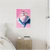 image:imageKate and Laurel Conch Shell Framed Canvas Wall Art by Rachel Christopoulos 18 x 24 Sylvie White Coastal Abstract Beach Art for Wall Decor Living Room Bedroom