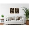 image:imageKate and Laurel Contour 1 and 2 Set of 2 18x24 Framed Canvas Wall Art Set by Shatha Al Dafai Sylvie Natural Modern Abstract Art for Wall Decor Living Room Bedroom