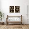 image:imageKate and Laurel Contour 1 and 2 Set of 2 18x24 Framed Canvas Wall Art Set by Shatha Al Dafai Sylvie Natural Modern Abstract Art for Wall Decor Living Room Bedroom