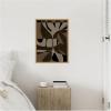 image:imageKate and Laurel Contour 2 Framed Canvas Wall Art by Shatha Al Dafai 18 x 24 Sylvie Black Modern Abstract Art for Wall Decor Living Room Bedroom24L x 18W
