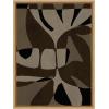 image:imageKate and Laurel Contour 2 Framed Canvas Wall Art by Shatha Al Dafai 18 x 24 Sylvie Black Modern Abstract Art for Wall Decor Living Room Bedroom24L x 18W
