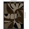 image:imageKate and Laurel Contour 2 Framed Canvas Wall Art by Shatha Al Dafai 18 x 24 Sylvie Black Modern Abstract Art for Wall Decor Living Room Bedroom38L x 28W