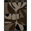 image:imageKate and Laurel Contour 2 Framed Canvas Wall Art by Shatha Al Dafai 18 x 24 Sylvie Black Modern Abstract Art for Wall Decor Living Room Bedroom38L x 28W