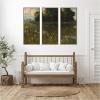 image:imageKate and Laurel Cowslips in a Meadow Marshes 1899 Dabrowa Dabrowski 3 Piece Framed Canvas Wall Art Set by Nostalgia Prints Sylvie Walnut Traditional Landscape Art for Wall Decor