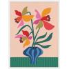 image:imageKate and Laurel Daffodils and Vase Framed Canvas Wall Art by Rachel Lee 18 x 24 Sylvie White Modern Abstract Still Life Art for Wall Decor Living Room Bedroom