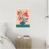 image:imageKate and Laurel Daffodils and Vase Framed Canvas Wall Art by Rachel Lee 18 x 24 Sylvie White Modern Abstract Still Life Art for Wall Decor Living Room Bedroom