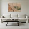 image:imageKate and Laurel Damascus View from the Mountain 3 Piece Framed Canvas Wall Art Set by The Smithsonian American Art Museum Sylvie Natural Modern Contemporary Abstract Art for Wall Decor