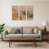 image:imageKate and Laurel Damascus View from the Mountain 3 Piece Framed Canvas Wall Art Set by The Smithsonian American Art Museum Sylvie Natural Modern Contemporary Abstract Art for Wall Decor