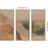 image:imageKate and Laurel Damascus View from the Mountain 3 Piece Framed Canvas Wall Art Set by The Smithsonian American Art Museum Sylvie Natural Modern Contemporary Abstract Art for Wall Decor