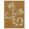 image:imageKate and Laurel Delicate Bloom 8 Framed Canvas Wall Art by Shatha Al Dafai 18 x 24 Sylvie White Modern Abstract Flowers Art for Wall Decor Living Room Bedroom