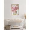 image:imageKate and Laurel Delicate Pink Ranunculus Flower Bouquet Framed Canvas Wall Art by Kristybee 23 x 33 Sylvie Bright Gold Casual Transitional Flowers Still Life Art for Wall Decor Living Room