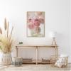 image:imageKate and Laurel Delicate Pink Ranunculus Flower Bouquet Framed Canvas Wall Art by Kristybee 23 x 33 Sylvie Bright Gold Casual Transitional Flowers Still Life Art for Wall Decor Living Room