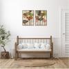 image:imageKate and Laurel Earthen Botanicals 2 Piece Framed Canvas Wall Art Set by Nikita Jariwala Sylvie Walnut Modern Contemporary Abstract Art for Wall Decor