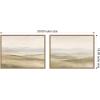 image:imageKate and Laurel Fading Fields III amp IV 2 Piece Framed Canvas Wall Art Set by Amy Lighthall Sylvie Beaded Rustic Natural Modern Contemporary Landscape Art for Wall Decor
