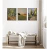 image:imageKate and Laurel Forest Interior Evening 1910 and Parklandschaft 3 Piece Framed Canvas Wall Art Set by Nostalgia Prints Sylvie Walnut Traditional Landscape Art for Wall Decor