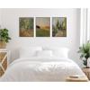 image:imageKate and Laurel Forest Interior Evening 1910 and Parklandschaft 3 Piece Framed Canvas Wall Art Set by Nostalgia Prints Sylvie Walnut Traditional Landscape Art for Wall Decor