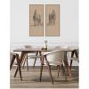 image:imageKate and Laurel Forty Three Studies of Horses and Riders 2 Piece Framed Canvas Wall Art Set by Nostalgia Prints Sylvie Dark Gold Rustic Farmhouse Animal Art for Wall Decor