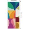 image:imageKate and Laurel Framed Canvas Wall Art Print Abstract 01 Panel 1 by Rachel Lee 18 x 40 Sylvie Natural Frame Modern Contemporary Abstract Art for Wall DecorSylvie White