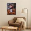 image:imageKate and Laurel Framed Canvas Wall Art Print Arshile Gorky Still Life of Flowers by The Smithsonian American Art Museum 18 x 24 Sylvie Beaded Black Frame Traditional Still Life Art for Wall Decor