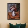 image:imageKate and Laurel Framed Canvas Wall Art Print Arshile Gorky Still Life of Flowers by The Smithsonian American Art Museum 18 x 24 Sylvie Beaded Black Frame Traditional Still Life Art for Wall Decor