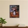 image:imageKate and Laurel Framed Canvas Wall Art Print Arshile Gorky Still Life of Flowers by The Smithsonian American Art Museum 18 x 24 Sylvie Beaded Black Frame Traditional Still Life Art for Wall Decor